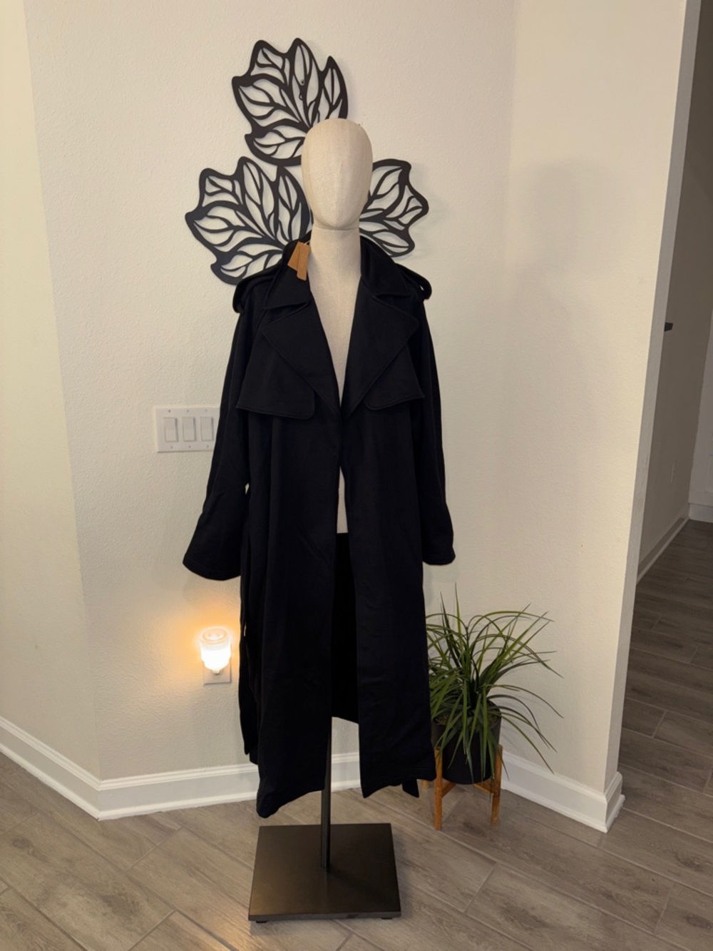 NWT - SKIMS: OVERSIZED BOYFRIEND FLEECE TRENCH COAT